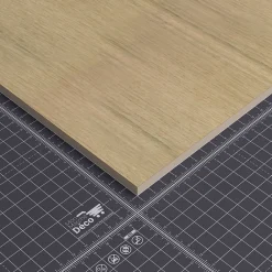 Mon Marché Déco Panneau MDF Plaqué - Chêne de bourgogne - 60 x 120 cm- Panneau Bois, Osb, Mdf