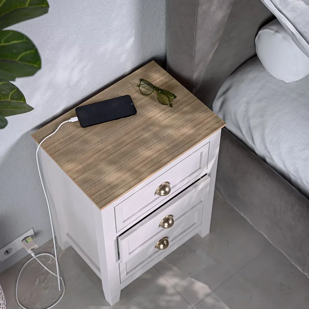 Mon Marché Déco Panneau MDF Plaqué - Noyer d'Amérique - 60 x 60 cm- Panneau Bois, Osb, Mdf