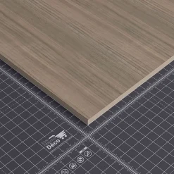 Mon Marché Déco Panneau MDF Plaqué - Noyer d'Amérique - 60 x 120 cm- Panneau Bois, Osb, Mdf