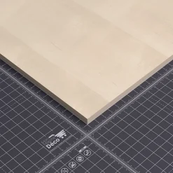 Mon Marché Déco Panneau MDF Plaqué - Érable - 60 x 60 cm- Panneau Bois, Osb, Mdf