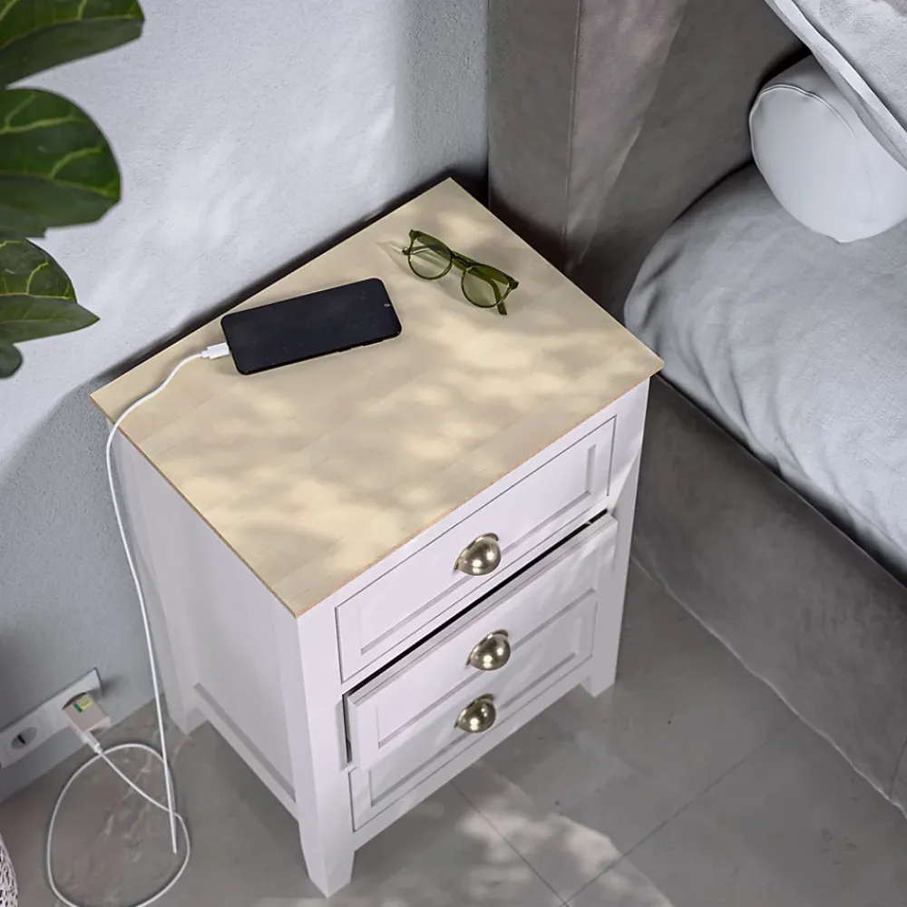 Mon Marché Déco Panneau MDF Plaqué - Érable - 60 x 60 cm- Panneau Bois, Osb, Mdf