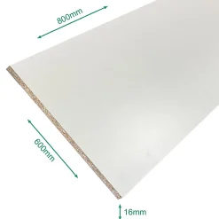 Forestea Panneau mélaminé 800 x 600 x 16 mm- Panneau Bois, Osb, Mdf