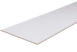 Panneau Bois, Osb, Mdf<Panneau mélaminé sans bord Blanc - 250 x 125 cm, ép.12 mm (vendu au panneau)