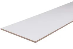Panneau mélaminé sans bord Blanc - 250 x 125 cm, ép.22 mm (vendu au panneau)- Panneau Bois, Osb, Mdf