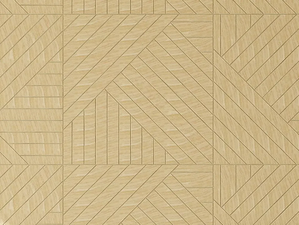 Vente-unique Panneau mural - Finition bois naturel clair - Pack de 1 m² - Lot de 4 pièces - VELTON- Lambris Mural