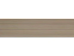 Quiet Wall Panneau Mural Acoustique en Bois - 240x60,5x2,2 cm - Chêne Clair - A Lattes - Panneau Tasseau de Bois Naturel- Panneau Tasseau Bois
