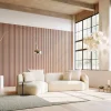 Quiet Wall Panneau Tasseau Bois<Panneau Mural Acoustique en Bois - 240x60,5x2,2 cm - Cerisier Naturel - A Lattes - Panneau Tasseau de Bois Naturel