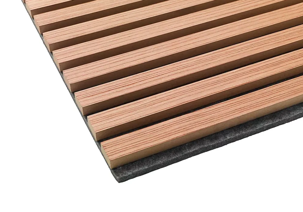 Quiet Wall Panneau Tasseau Bois<Panneau Mural Acoustique en Bois - 240x60,5x2,2 cm - Cerisier Naturel - A Lattes - Panneau Tasseau de Bois Naturel