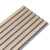 Decoon Panneau Tasseau Bois<Panneau mural acoustique tasseaux bois 250 x 30 x 1,9 cm - Lamelles chêne clair véritable sur fond gris - 0,75m²