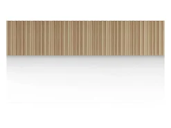 Vente-unique Panneau mural 3D - Pack de 3,71 m² - Coloris bois naturel clair - Lot de 8 pièces - TATIANA- Panneau Mural Décoratif
