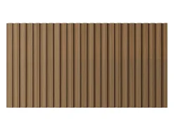 Vente-unique Panneau mural 3D - Pack de 3,71 m² - Coloris bois naturel - Lot de 8 pièces - TATIANA- Panneau Mural Décoratif