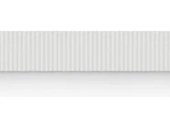 Vente-unique Panneau mural 3D - Pack de 3,71 m² - Blanc - Lot de 8 pièces - TATIANA- Panneau Mural Décoratif