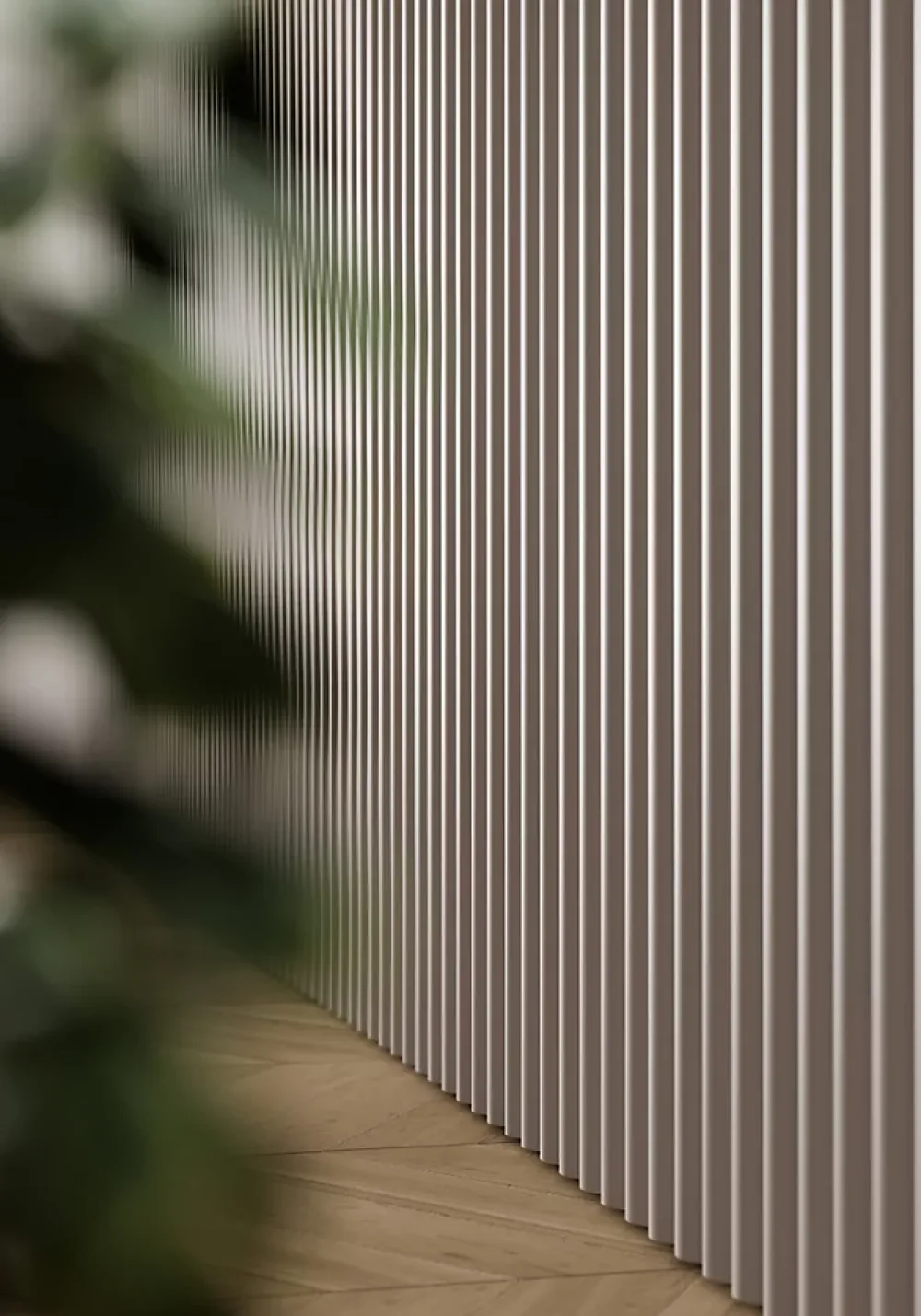 Hardwarexchange Panneau Tasseau Bois<Panneau mural 3D MDF SMOOTH WAVY chêne naturel mat 2760x750x12 mm