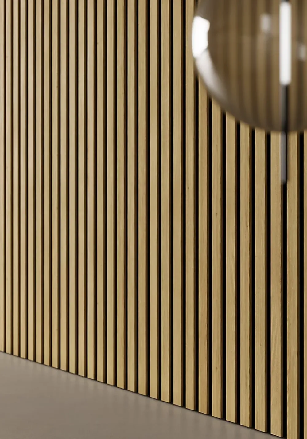 Hardwarexchange Panneau Tasseau Bois<Panneau mural 3D MDF massif MICRO WAVY Gris mat 2760x495x12 mm