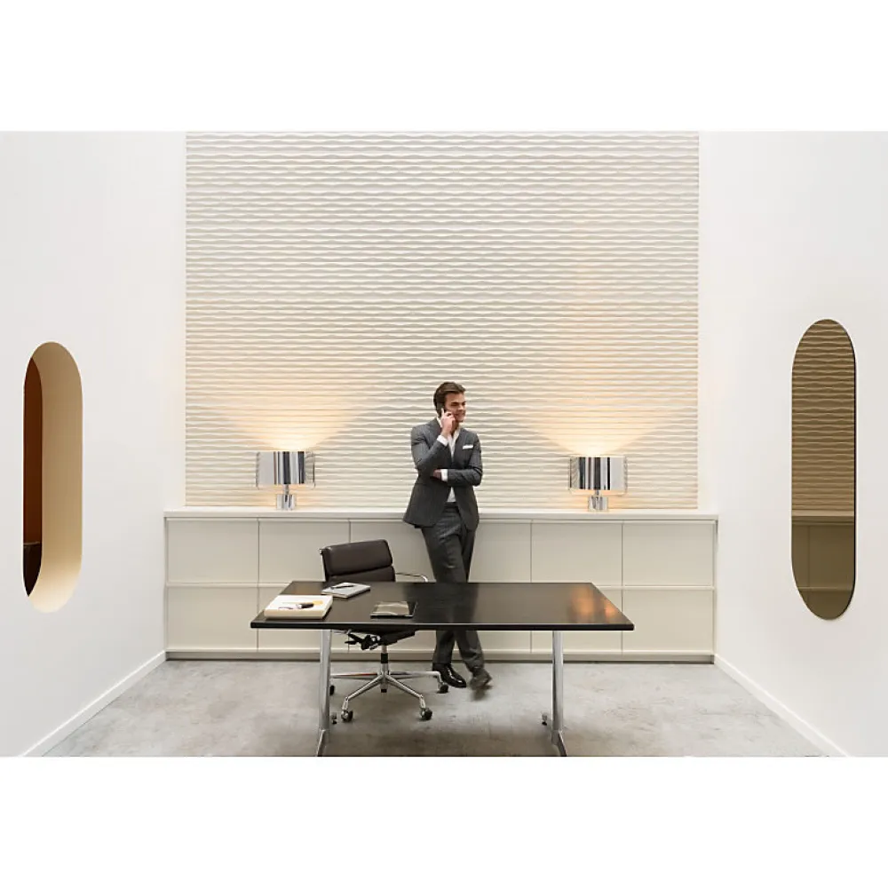 Orac Decor Panneau mural 3D RIDGE W112, L200 x H25 x l1.9 cm- Panneau Mural Décoratif