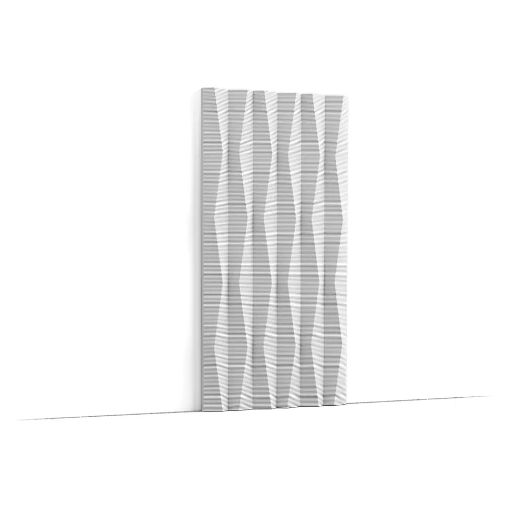 Orac Decor Panneau mural 3D RIDGE W112, L200 x H25 x l1.9 cm- Panneau Mural Décoratif