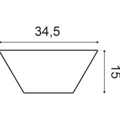 Orac Decor Panneau mural 3D TRAPEZIUM W101- Panneau Mural Décoratif