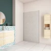 AICA Sanitaire Panneau Mural De Salle De Bains<Panneau mural de douche Béton gris 90x210cm,Panneaux muraux salle de bain habillage mural aluminium