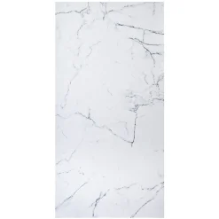Autres Panneau Mural De Salle De Bains<Panneau mural de douche resine effet marbre blanc 250x100 cm Natte d'etancheite periferique integree