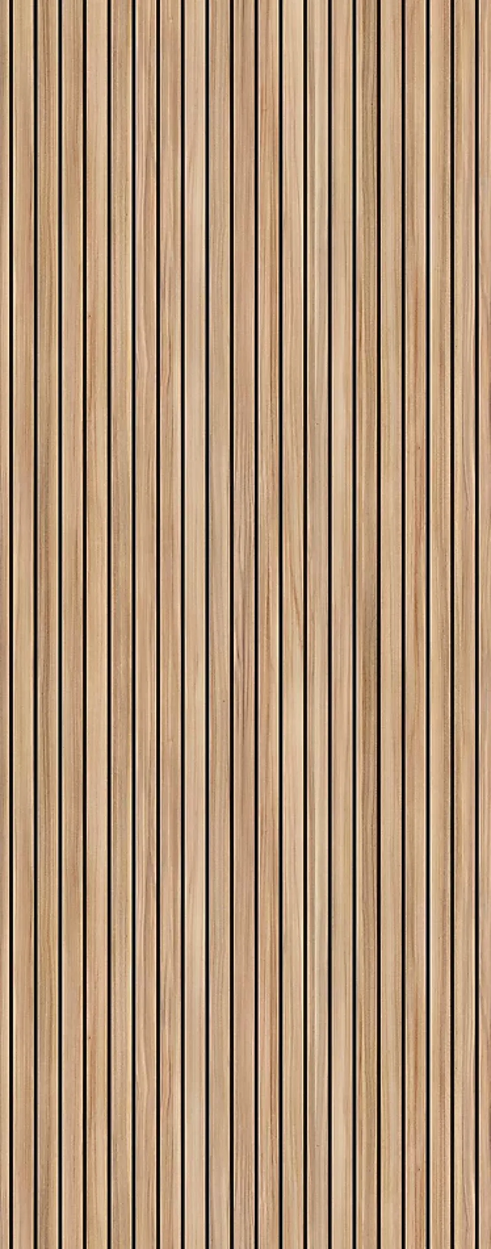 Schulte Panneau mural de salle de bains l.100 x H.255 cm, effet tasseaux bois chêne vertical, Décodesign Japandi vendu par 2- Tasseau Décoratif