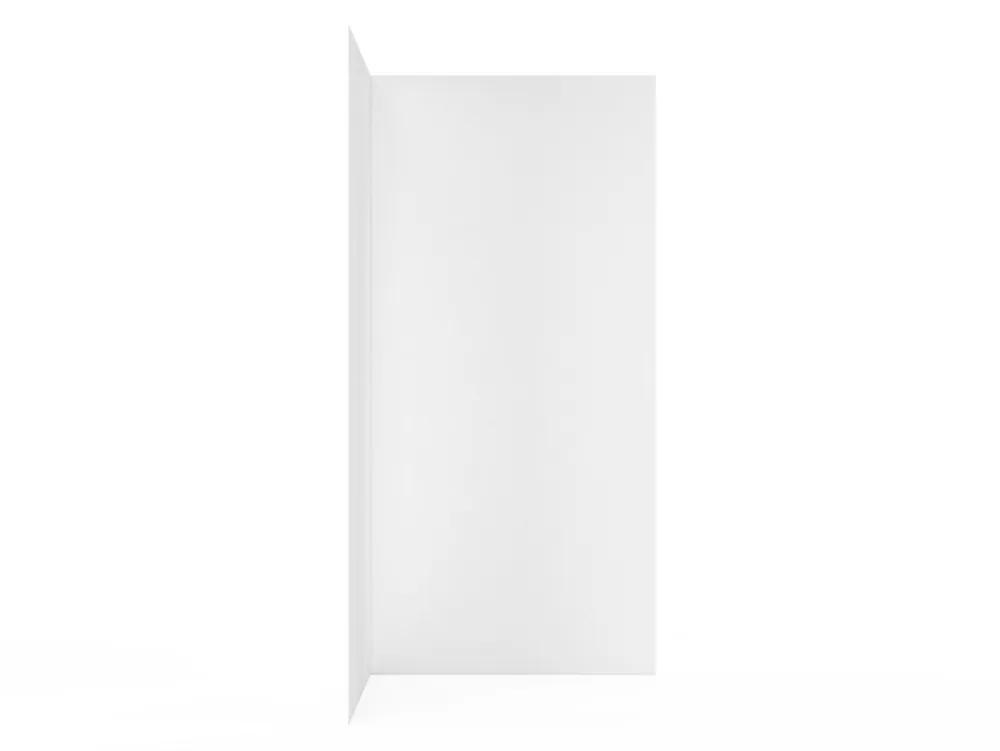 Schulte Panneau Mural De Salle De Bains<Panneau mural de salle de bains l.100 x H.210 cm, blanc effet structuré, Décodesign vendu par 2