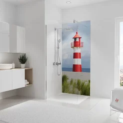 Schulte Panneau Mural De Salle De Bains<Panneau mural de salle de bains l.90 x H.210 cm, phare, DécoDesign Photo