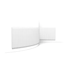 Orac Decor Panneau mural flexible effet lambris - - L200xp1.5xH40cm - Carton complet 5 panneaux - W214F- Panneau Mural Décoratif