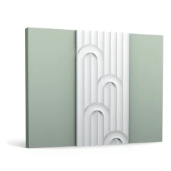 Orac Decor Panneau mural motif Art Déco - - L200xp1.2xH25cm - Carton 8 panneaux - W212- Panneau Mural Décoratif