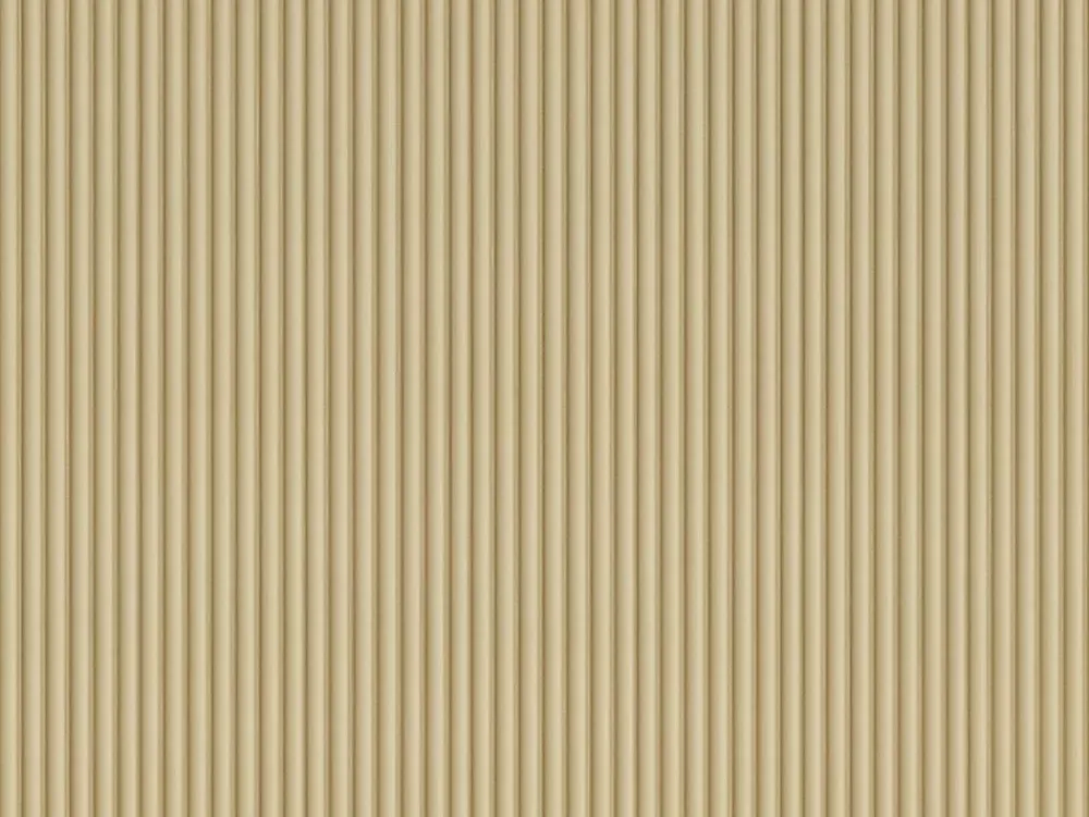 Vente-unique Panneau mural ondulé - Coloris bois naturel clair - Pack de 2,54 m² - Lot de 8 pièces - LIPOLA- Lambris Mural