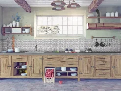 Innovera Decor Panneau Mural Décoratif<Panneau mural PVC 3D Empire argent 47 x 61,7 cm