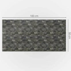 Wallfluent Panneau Mural PVC 100x50 cm Motif Floral Végétal 1 pièce- Lambris Mural