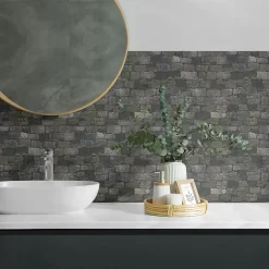 Wallfluent Lambris Mural<Panneau Mural PVC 120x60 cm Motif Floral Végétal 1 pièce