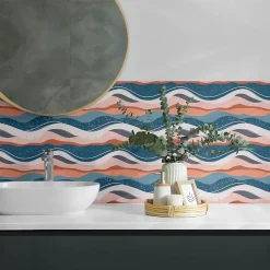 Wallfluent Lambris Mural<Panneau Mural PVC 100x50 cm Motif Géométrique En Losange 1 pièce