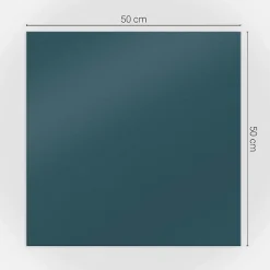 Wallfluent Lambris Mural<Panneau Mural PVC 50x50 cm Couleur Bleu Sarcelle Foncé 4 pièces