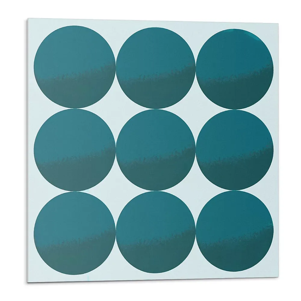 Wallfluent Lambris Mural<Panneau Mural PVC 50x50 cm Disposition De Cercles Dans Une Grille 4 pièces