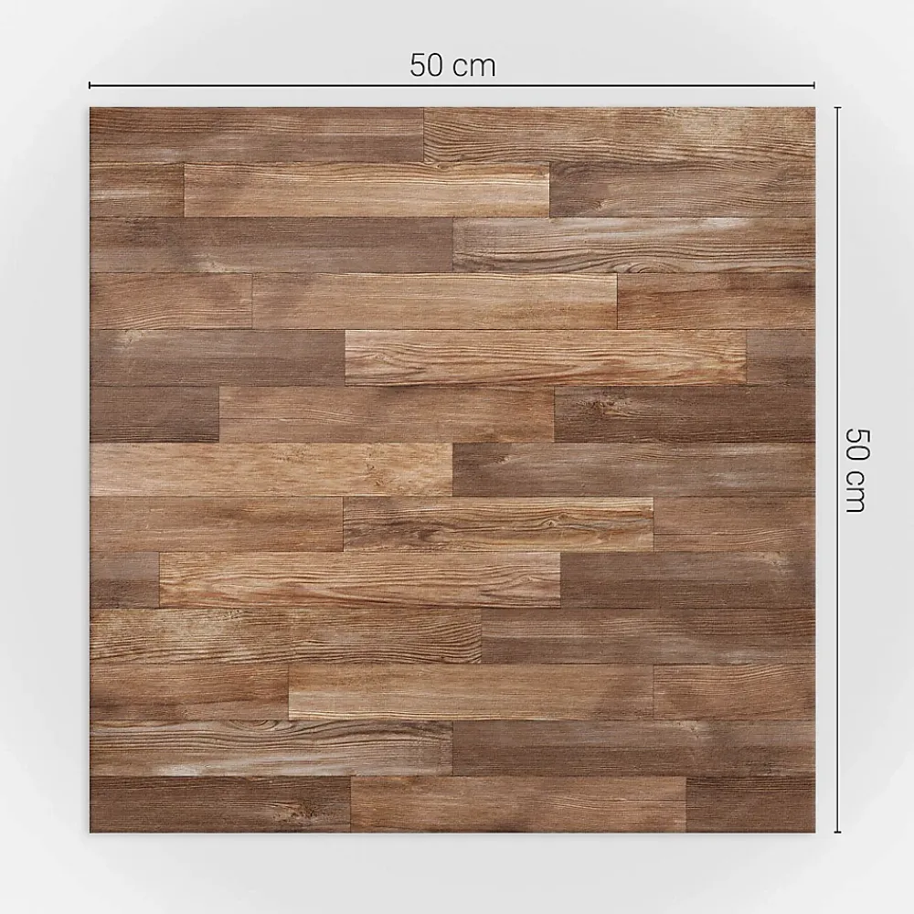 Wallfluent Lambris Mural<Panneau Mural PVC 50x50 cm Motif De Plancher 4 pièces