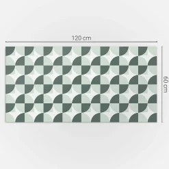 Wallfluent Panneau Mural PVC 120x60 cm Mosaïque Rectangulaire 1 pièce- Lambris Mural