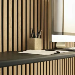Decoon Panneau mural tasseaux 60 x 30 x 1 cm - 0,18m2- Panneau Tasseau Bois
