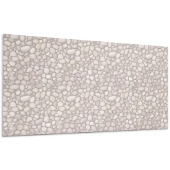 Wallfluent Panneau Mural TV 100x50 cm Texture De Mur En Pierre 1 pièce- Lambris Mural