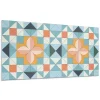 Wallfluent Panneau Mural TV 120x60 cm Géométrie Des Formes 1 pièce- Lambris Mural
