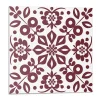 Wallfluent Panneau Mural TV 50x50 cm Motif Floral Avec Des Feuilles 4 pièces- Lambris Mural