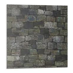 Wallfluent Lambris Mural<Panneau Mural TV 50x50 cm Texture De Mur En Pierre 4 pièces