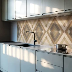 Wallfluent Lambris Mural<Panneau Mural TV 120x60 cm Motif De Panneau En Bois 1 pièce