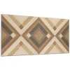 Wallfluent Panneau Mural TV 100x50 cm Motif De Panneau En Bois 1 pièce- Lambris Mural