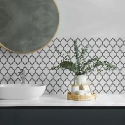 Wallfluent Lambris Mural<Panneau Mural TV 50x50 cm Motif À Formes Symétriques 4 pièces