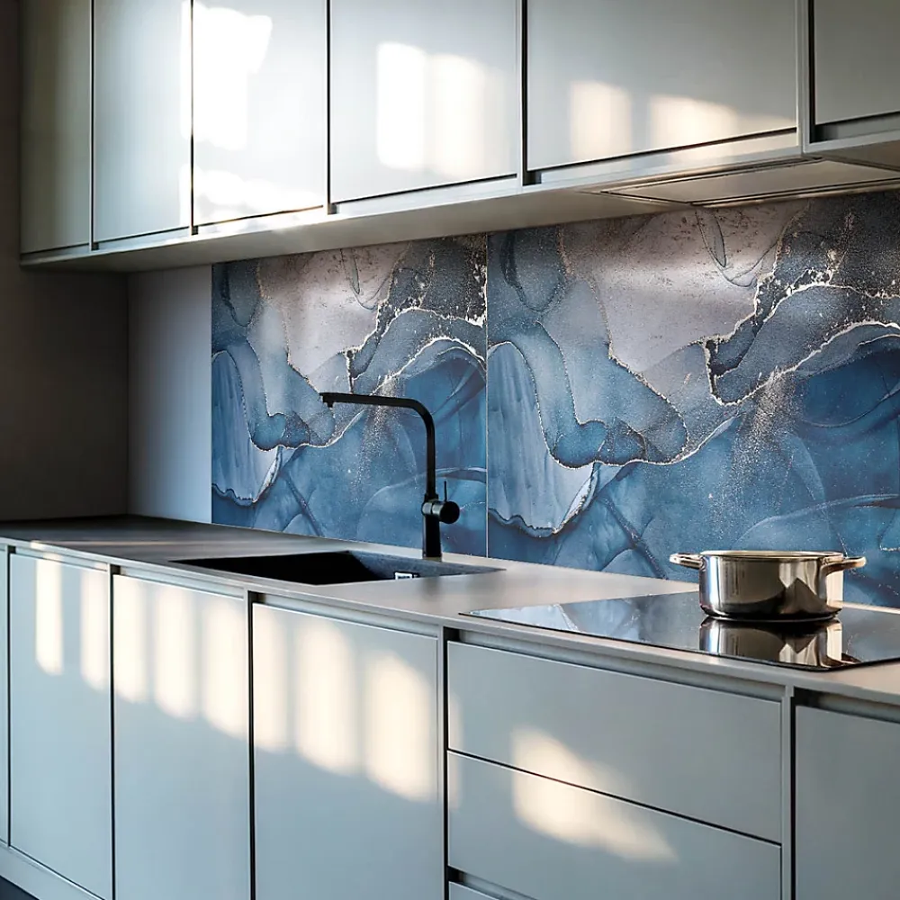 Wallfluent Lambris Mural<Panneau Mural TV 120x60 cm Motif Floral Avec Des Oiseaux 1 pièce