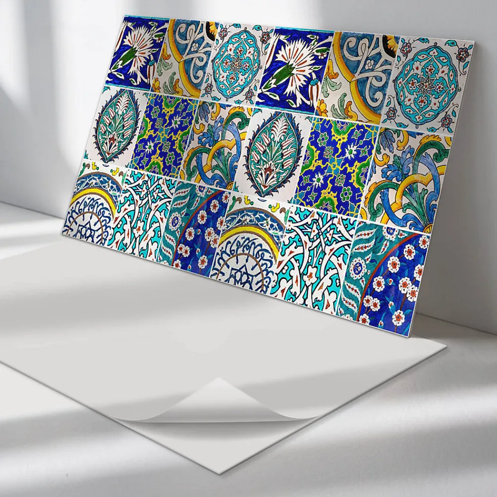 Wallfluent Panneau Mural 100x50 cm Mosaïque De Pierre Veinée 1 pièce- Lambris Mural