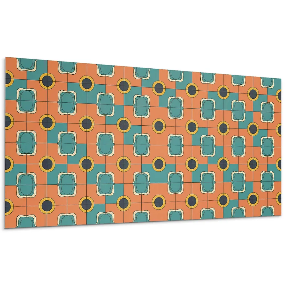 Wallfluent Lambris Mural<Panneau Mural 120x60 cm Triangles Géométriques Dans L'agencement 1 pièce