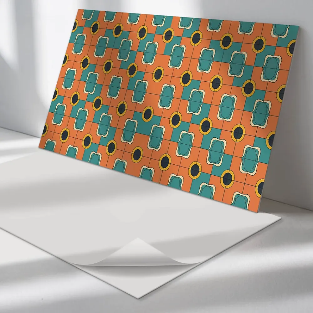 Wallfluent Lambris Mural<Panneau Mural 120x60 cm Triangles Géométriques Dans L'agencement 1 pièce