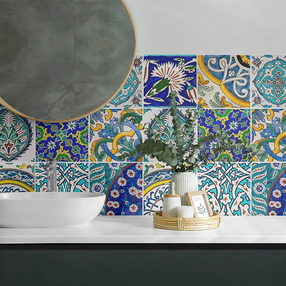 Wallfluent Lambris Mural<Panneau Mural 120x60 cm Mosaïque De Pierre Veinée 1 pièce